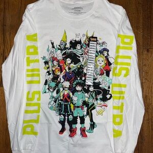My Hero academia Long sleeve T-shirt (White)